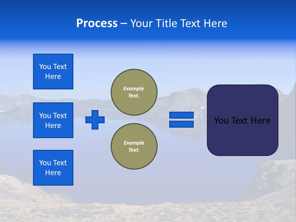 Oregon Lake Deep PowerPoint Template