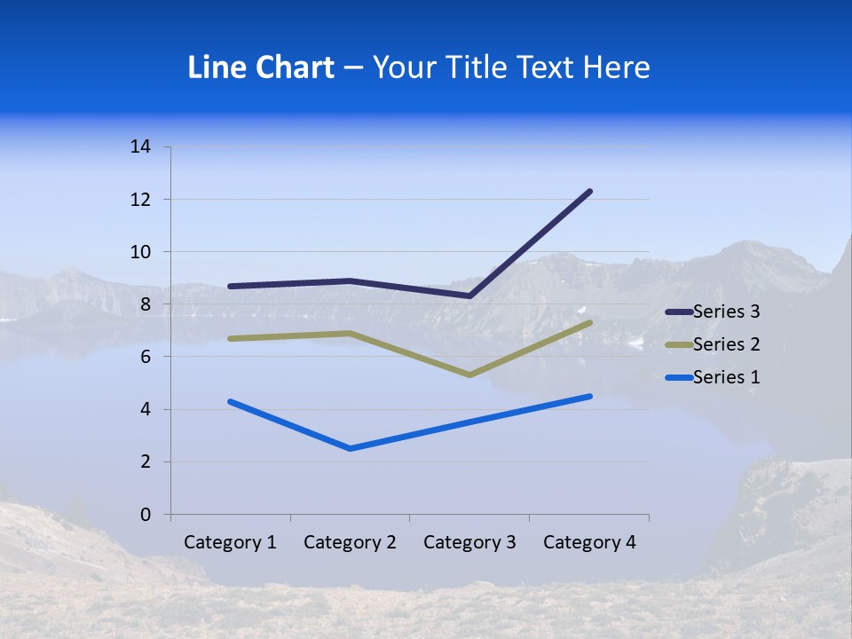 Oregon Lake Deep PowerPoint Template