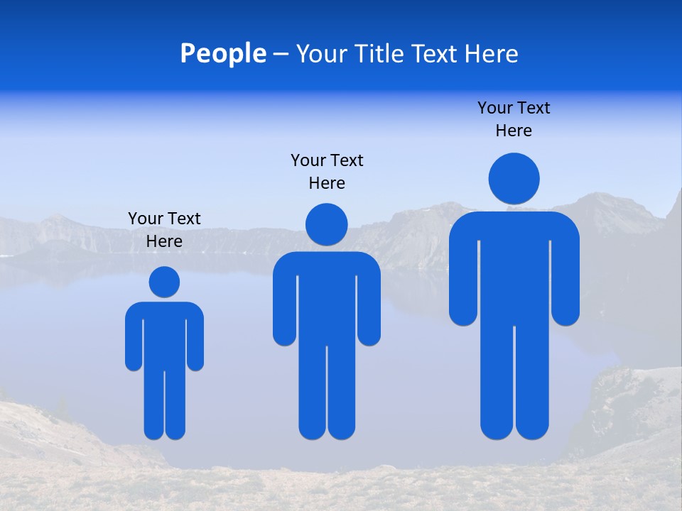 Oregon Lake Deep PowerPoint Template