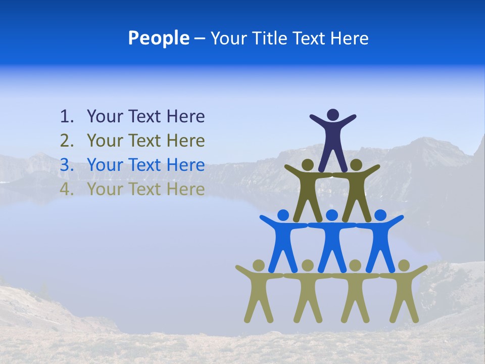 Oregon Lake Deep PowerPoint Template