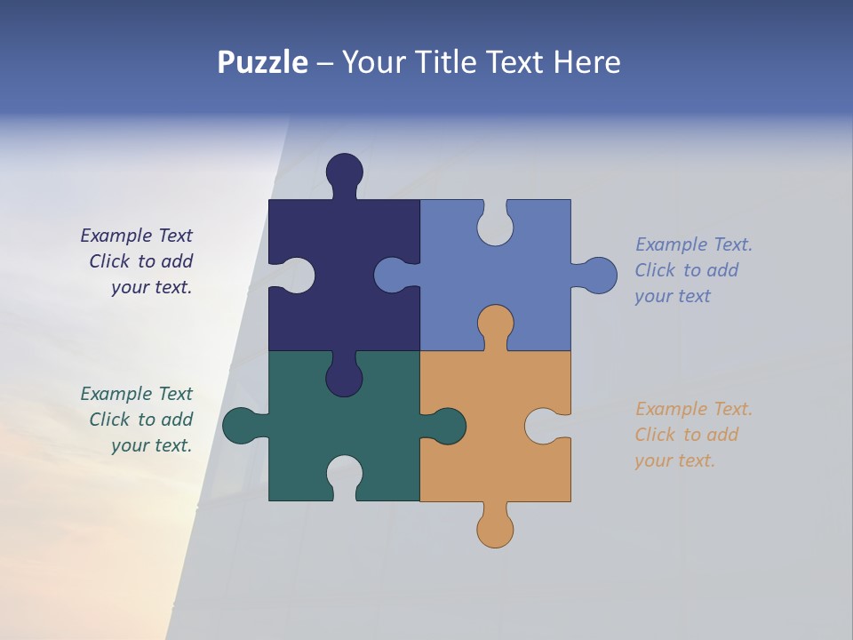 Panoramic Center Commercial PowerPoint Template