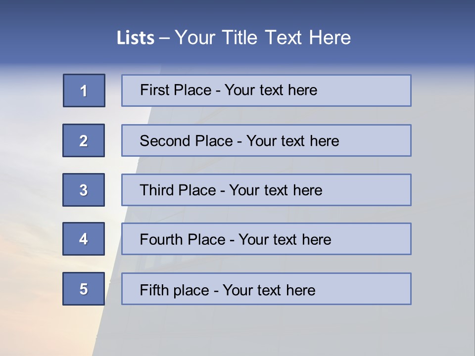 Panoramic Center Commercial PowerPoint Template