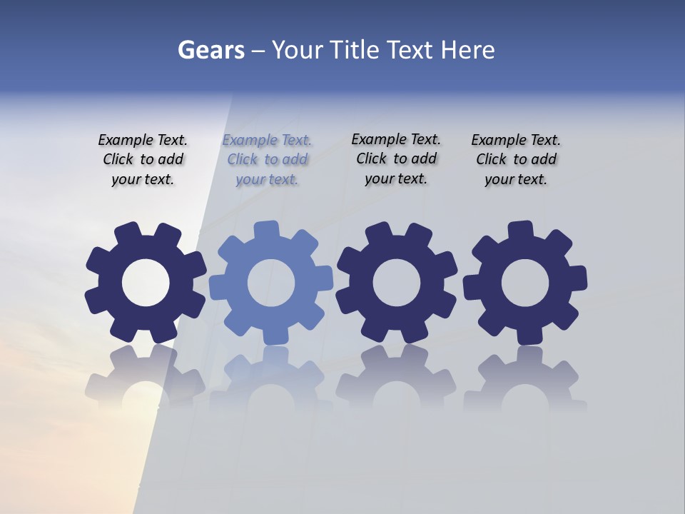 Panoramic Center Commercial PowerPoint Template