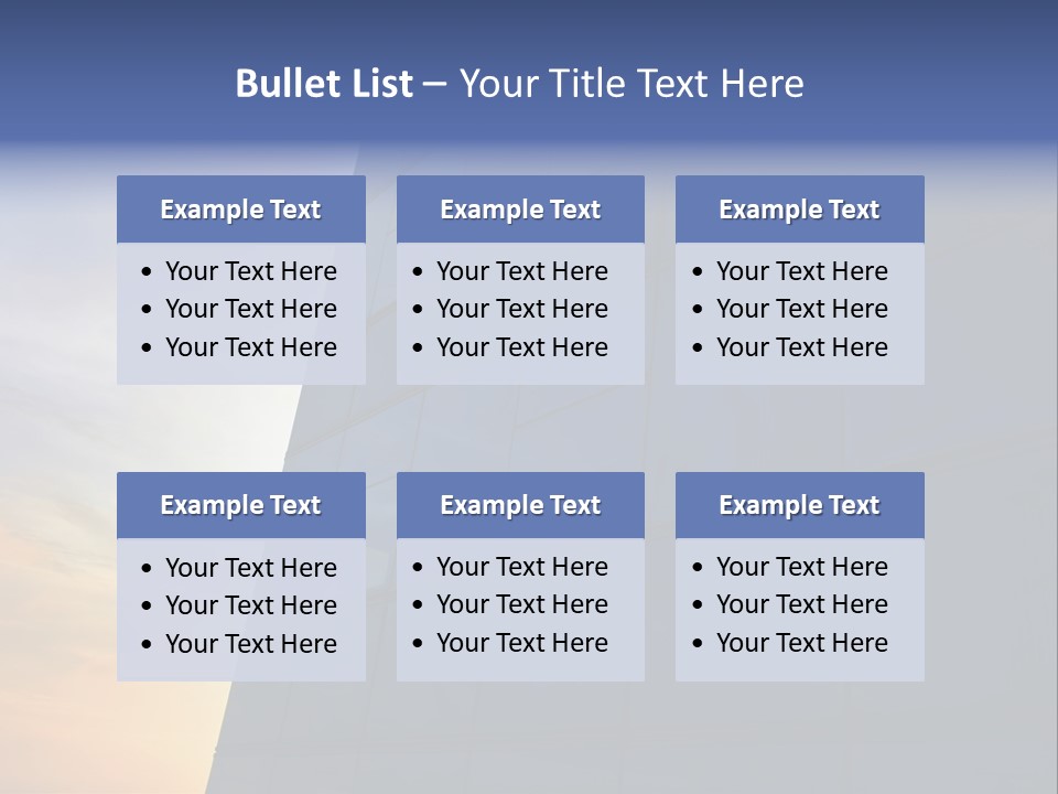Panoramic Center Commercial PowerPoint Template