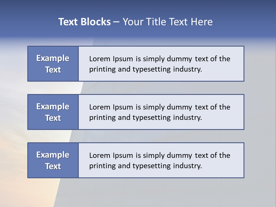 Panoramic Center Commercial PowerPoint Template
