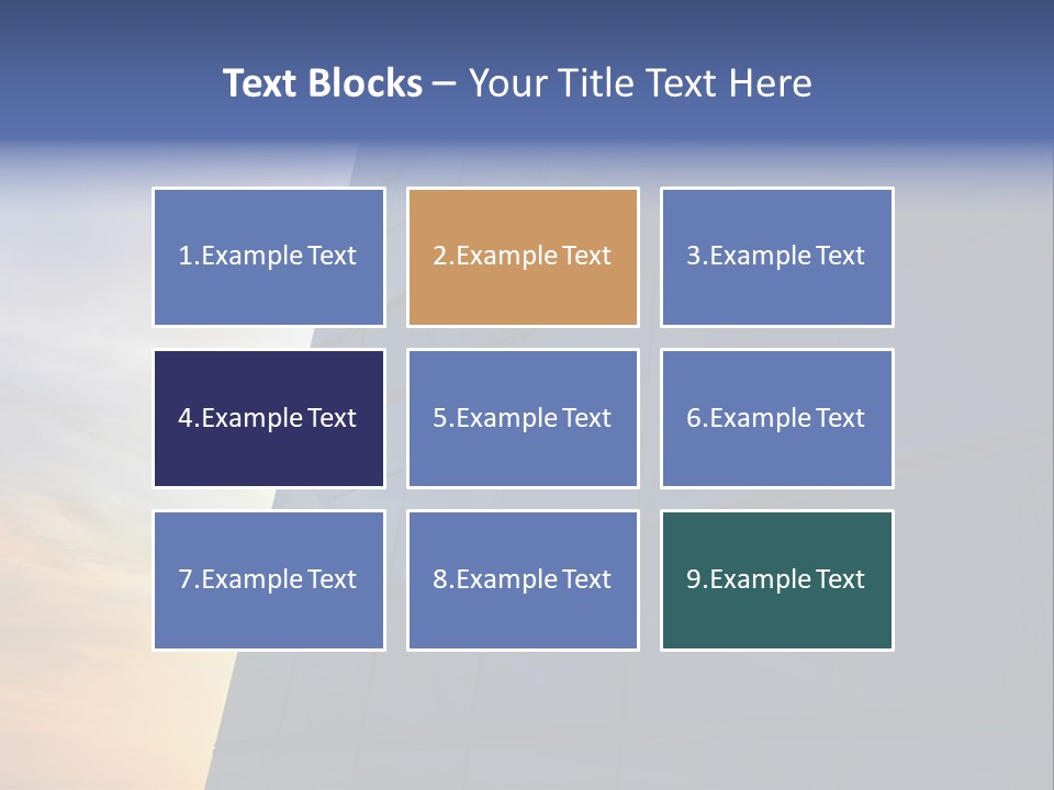Panoramic Center Commercial PowerPoint Template