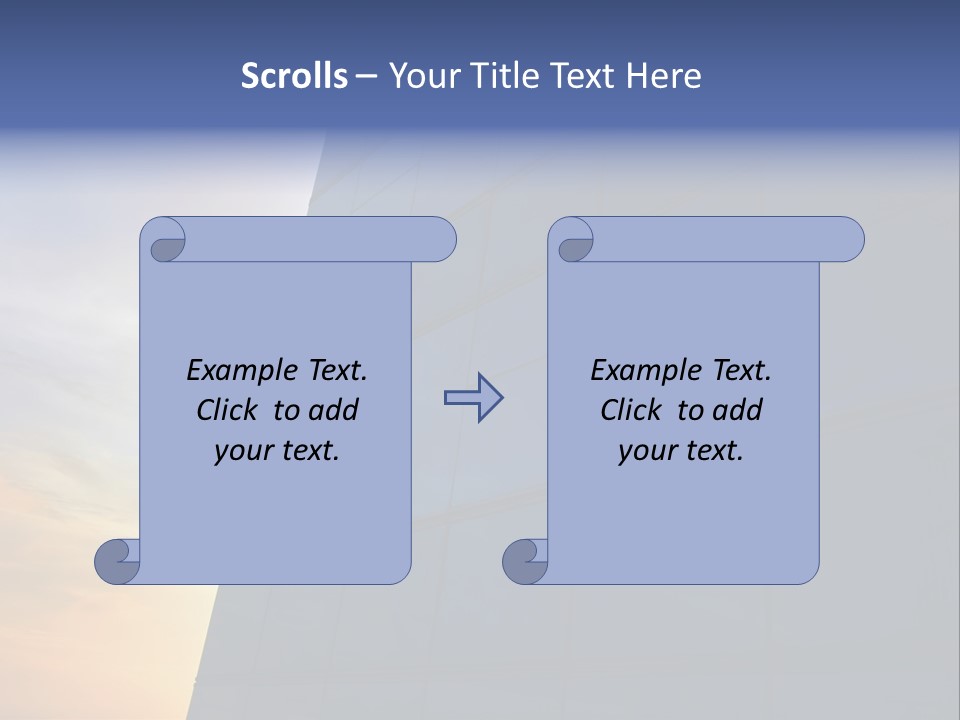 Panoramic Center Commercial PowerPoint Template