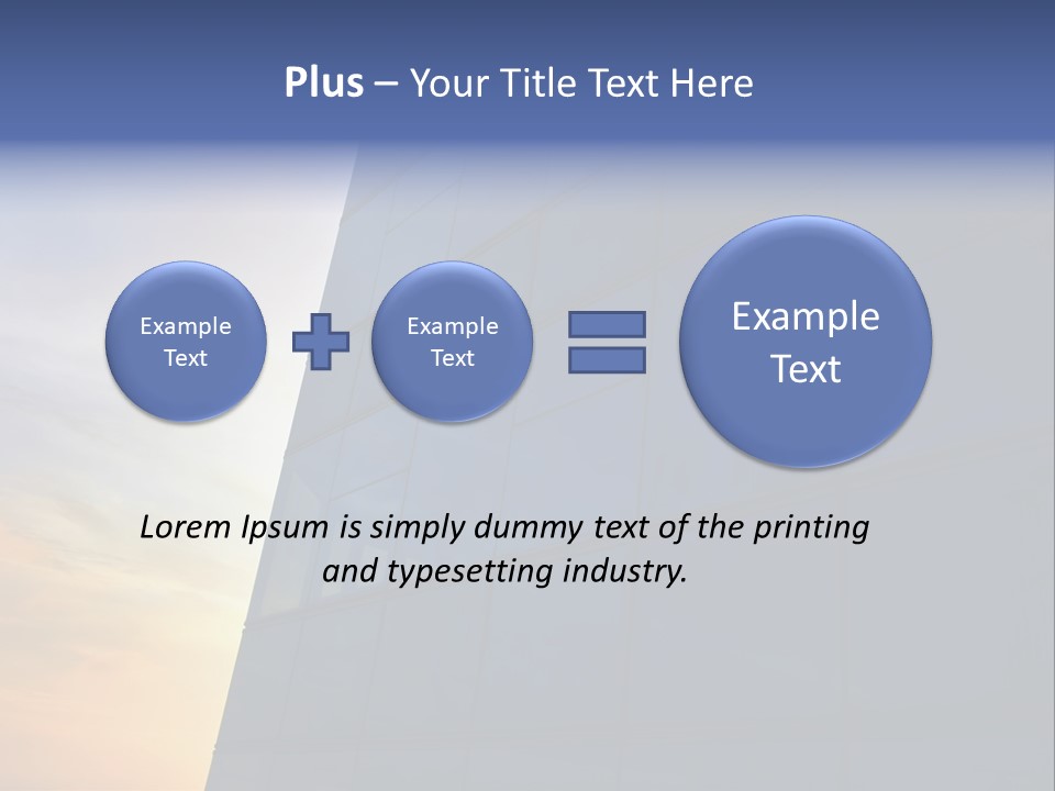 Panoramic Center Commercial PowerPoint Template