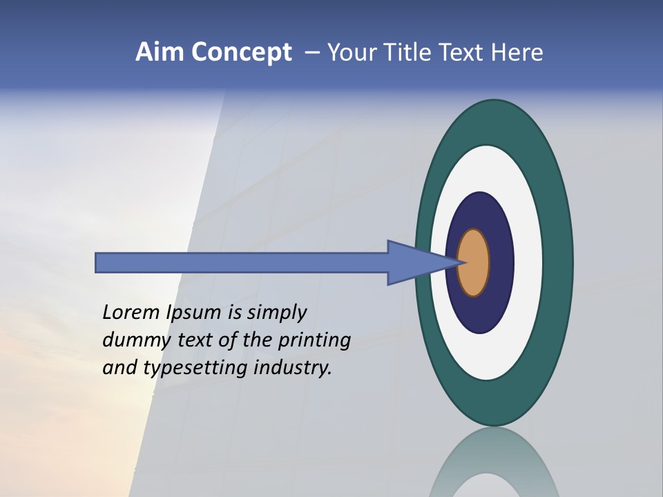 Panoramic Center Commercial PowerPoint Template