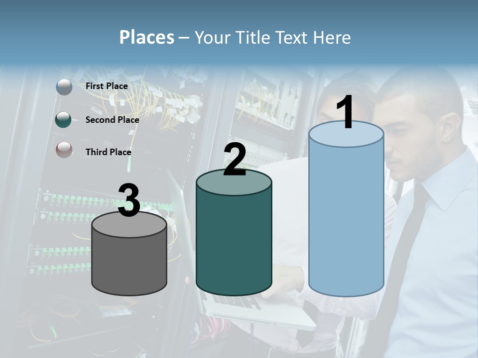 Manager Wire Connection PowerPoint Template