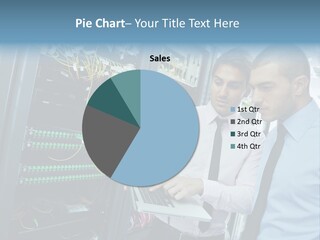 Manager Wire Connection PowerPoint Template