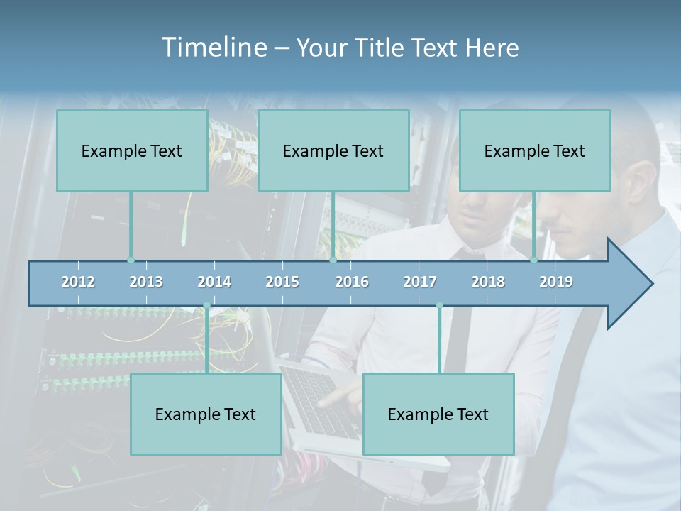 Manager Wire Connection PowerPoint Template