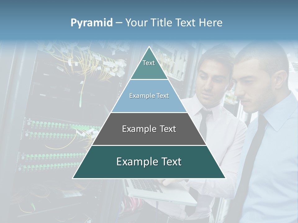 Manager Wire Connection PowerPoint Template