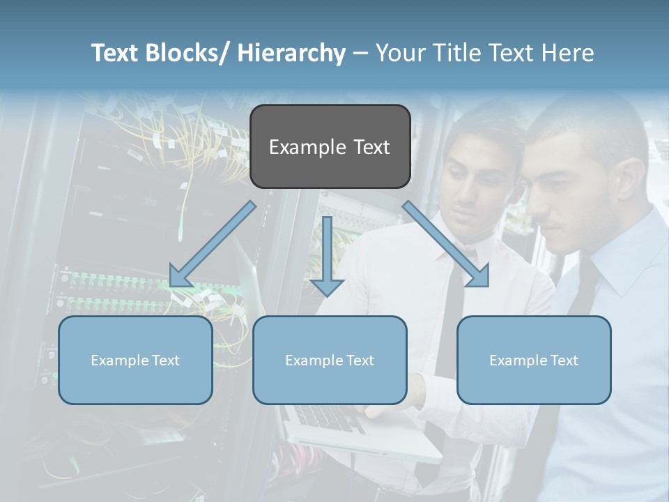 Manager Wire Connection PowerPoint Template