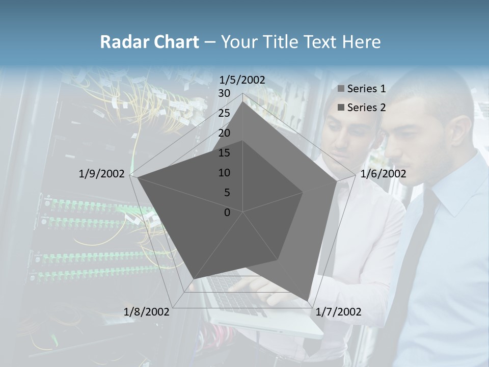 Manager Wire Connection PowerPoint Template