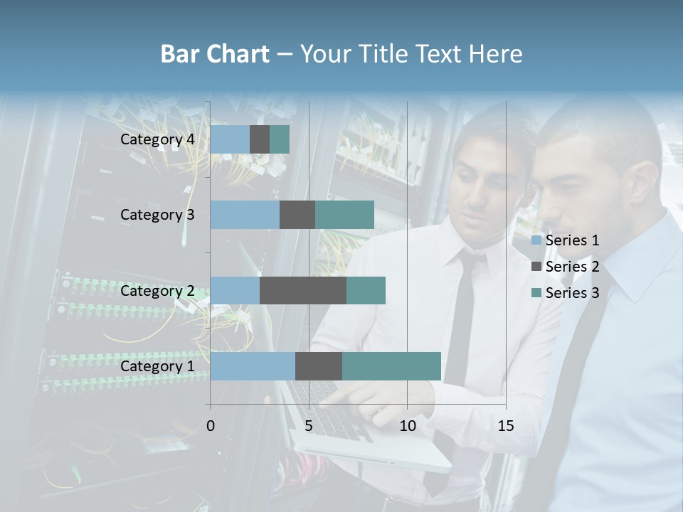 Manager Wire Connection PowerPoint Template