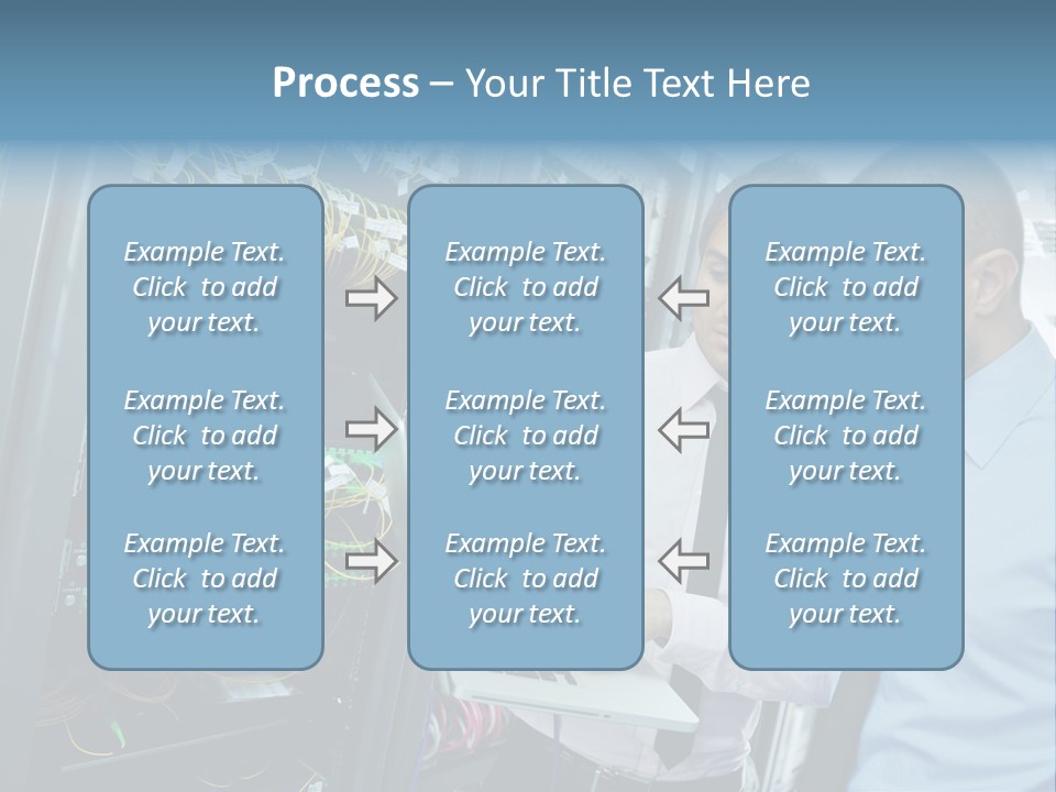 Manager Wire Connection PowerPoint Template