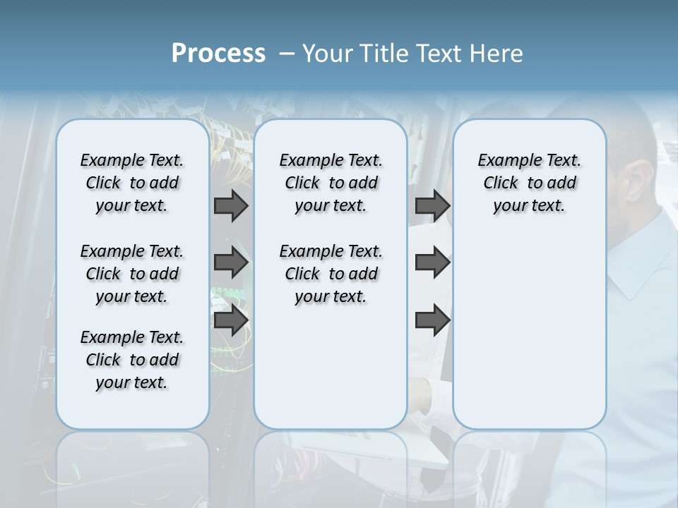 Manager Wire Connection PowerPoint Template