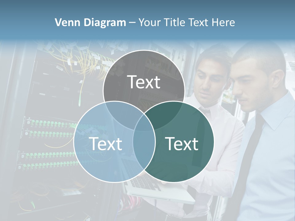 Manager Wire Connection PowerPoint Template