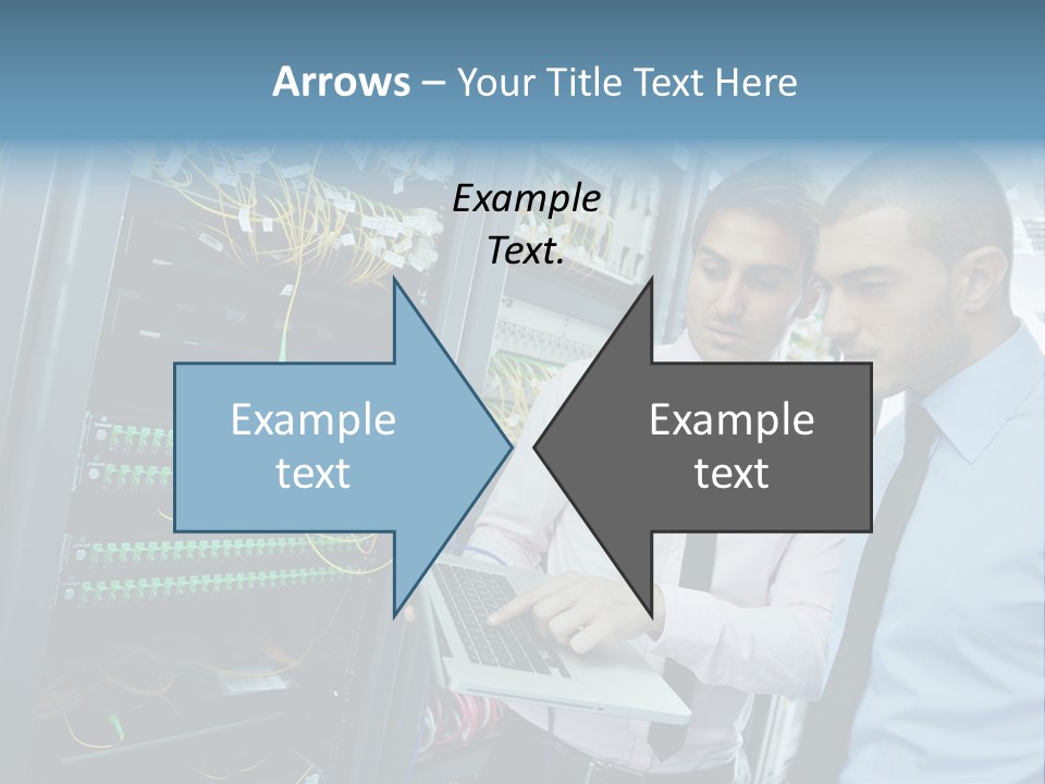 Manager Wire Connection PowerPoint Template