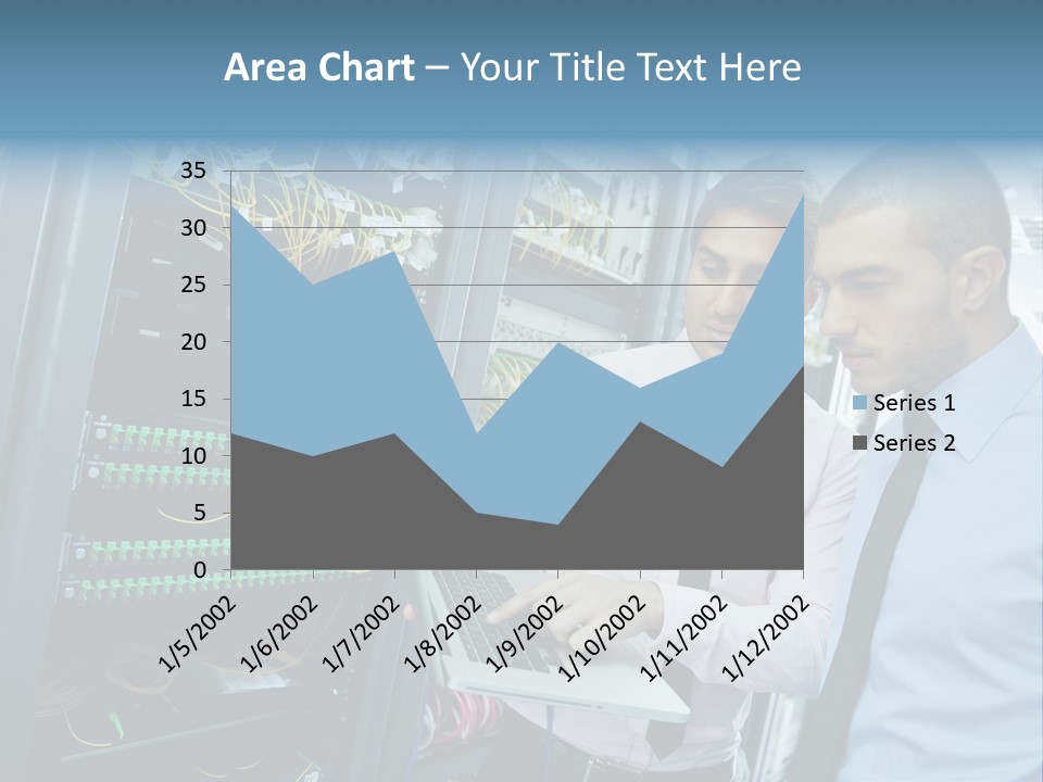 Manager Wire Connection PowerPoint Template