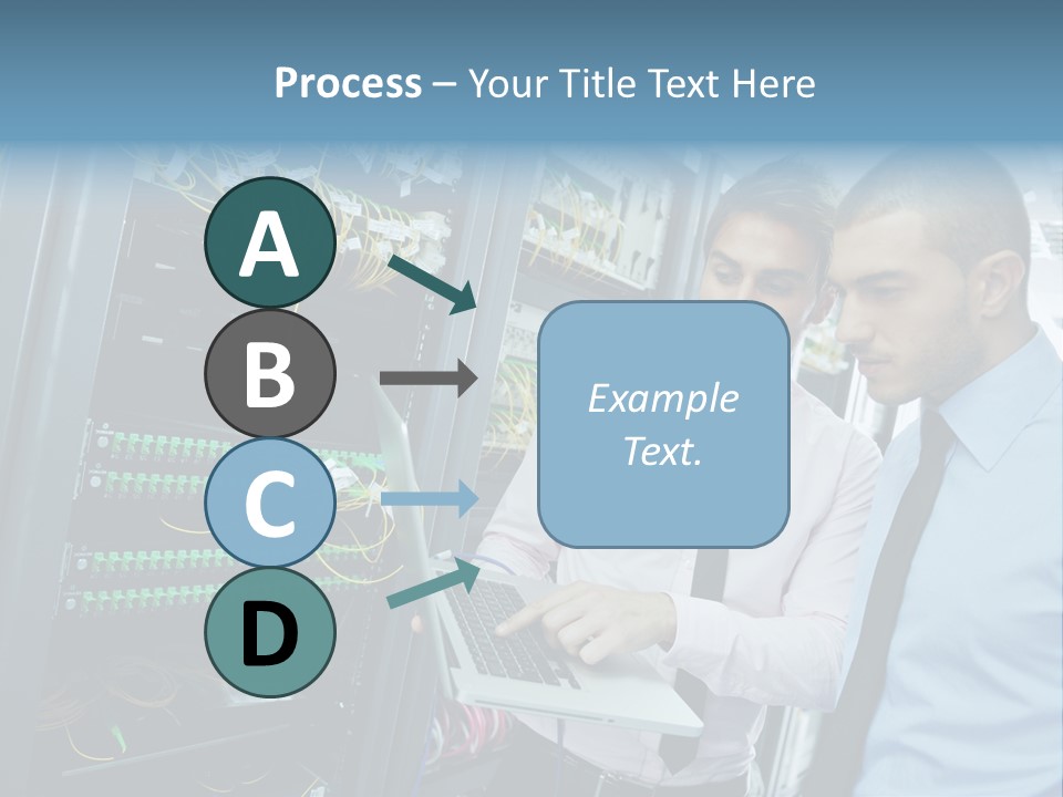 Manager Wire Connection PowerPoint Template