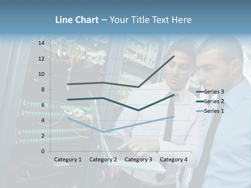 Manager Wire Connection PowerPoint Template