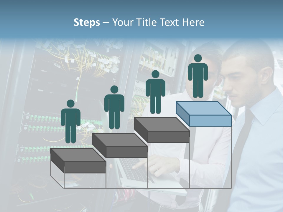 Manager Wire Connection PowerPoint Template