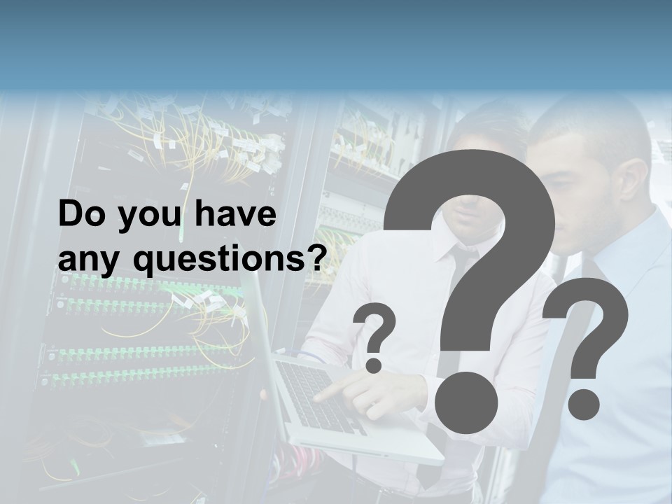 Manager Wire Connection PowerPoint Template