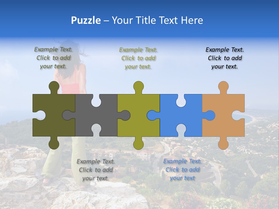 Top Sea Bagur PowerPoint Template