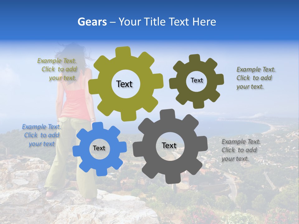 Top Sea Bagur PowerPoint Template