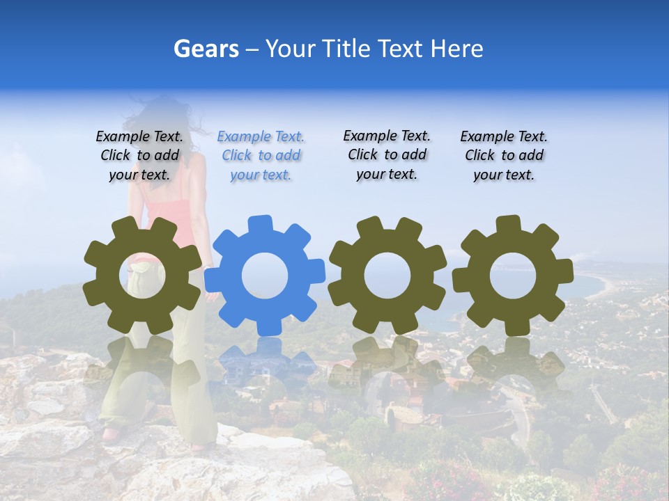 Top Sea Bagur PowerPoint Template