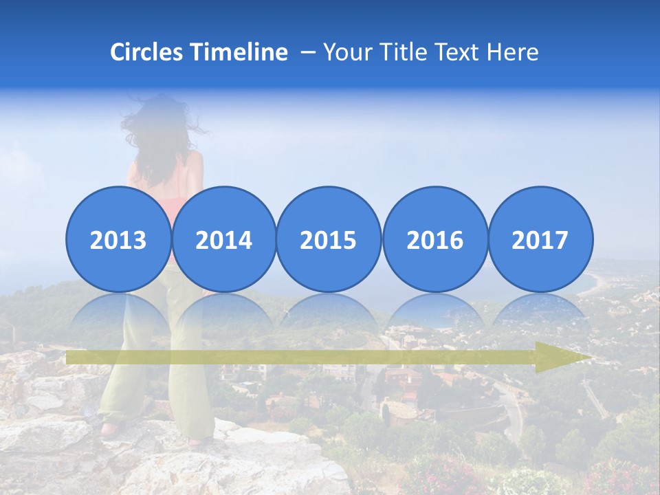 Top Sea Bagur PowerPoint Template