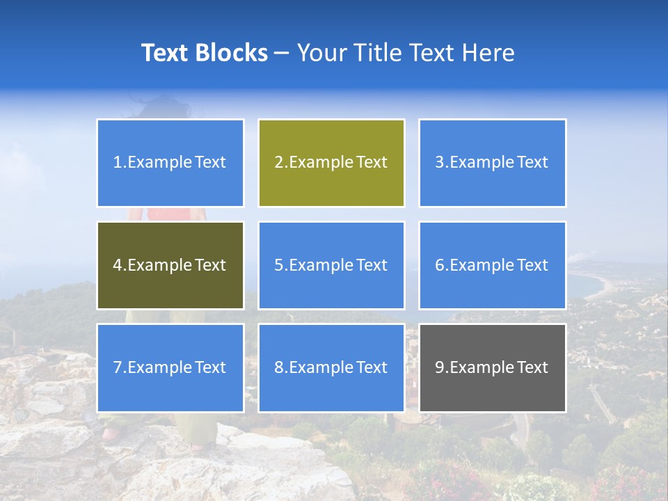 Top Sea Bagur PowerPoint Template