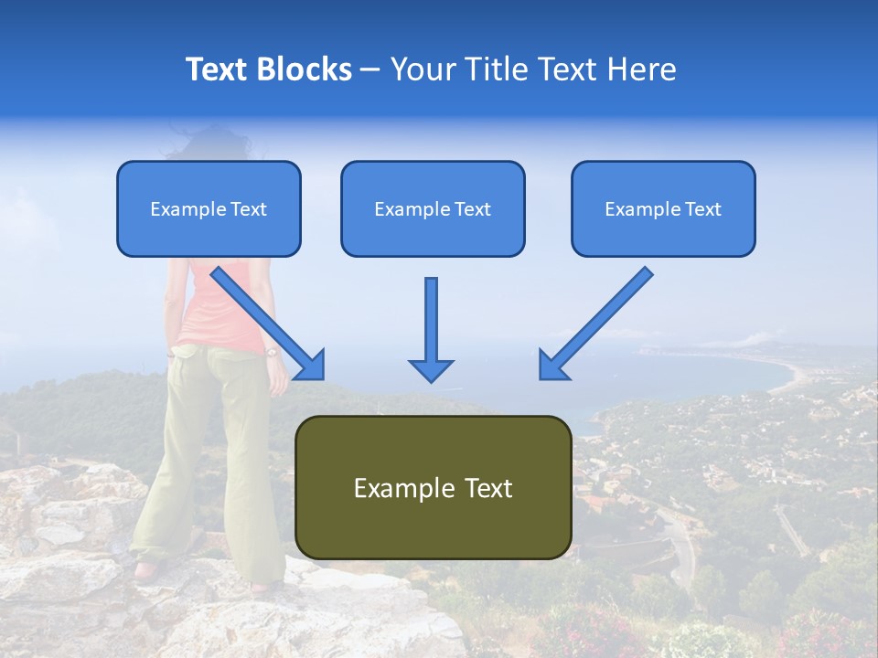 Top Sea Bagur PowerPoint Template