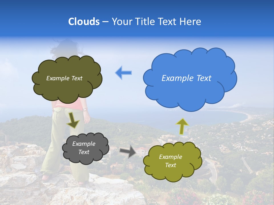 Top Sea Bagur PowerPoint Template