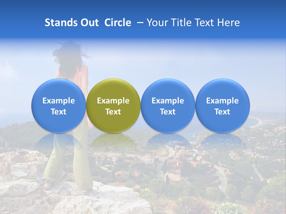 Top Sea Bagur PowerPoint Template