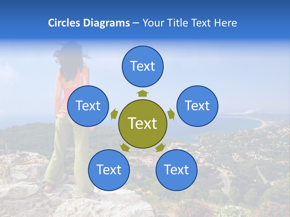 Top Sea Bagur PowerPoint Template