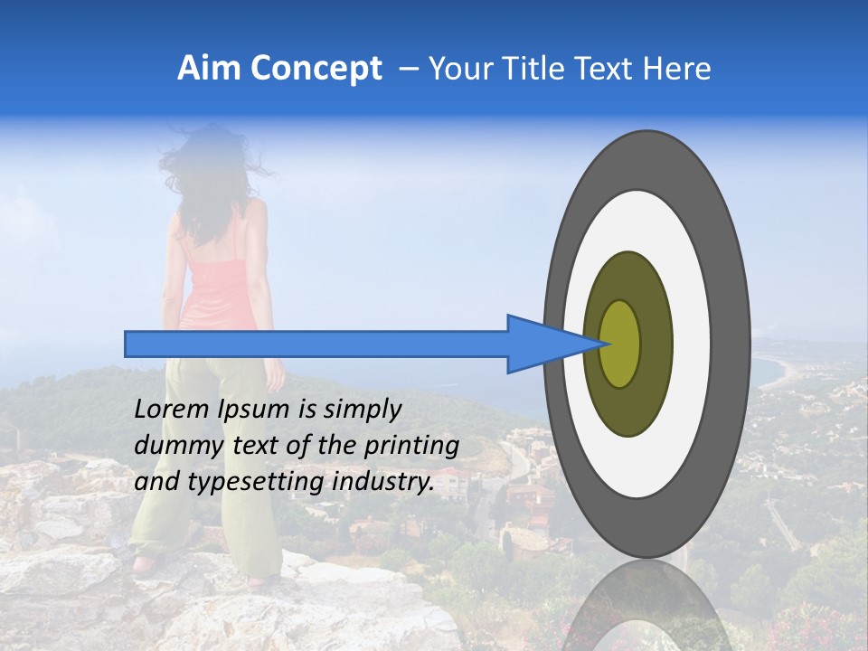 Top Sea Bagur PowerPoint Template