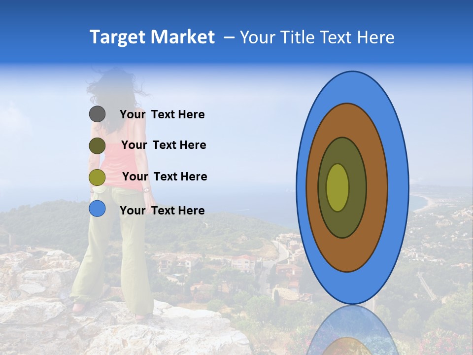 Top Sea Bagur PowerPoint Template