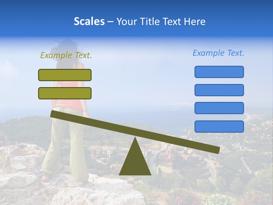 Top Sea Bagur PowerPoint Template