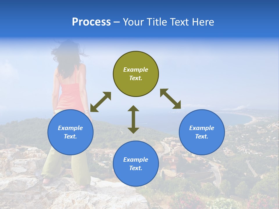 Top Sea Bagur PowerPoint Template