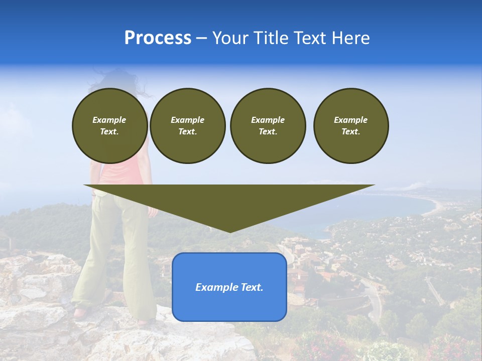 Top Sea Bagur PowerPoint Template