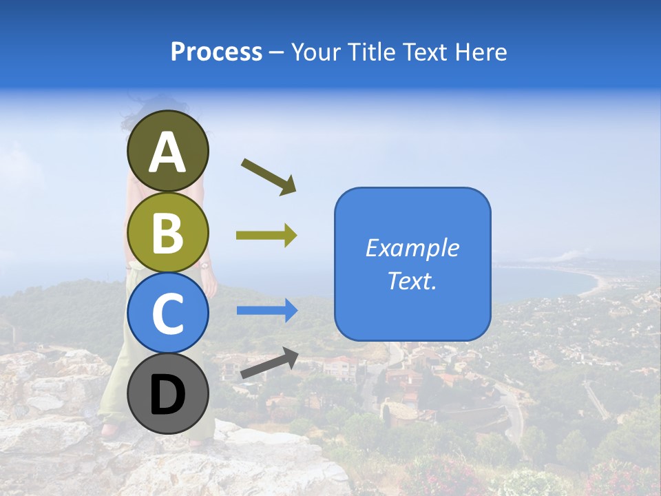 Top Sea Bagur PowerPoint Template