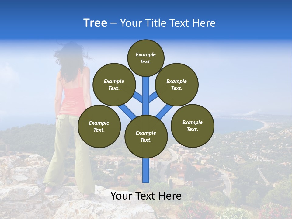 Top Sea Bagur PowerPoint Template