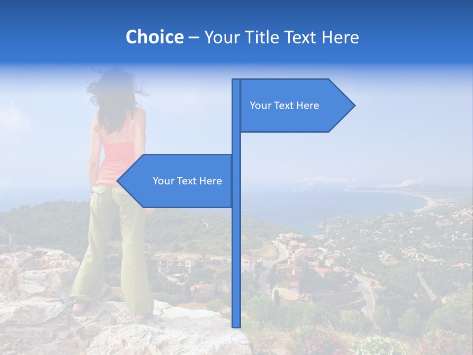 Top Sea Bagur PowerPoint Template
