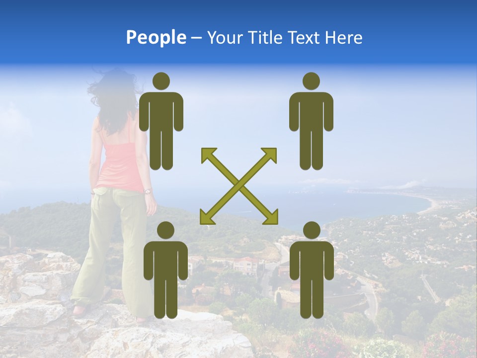 Top Sea Bagur PowerPoint Template