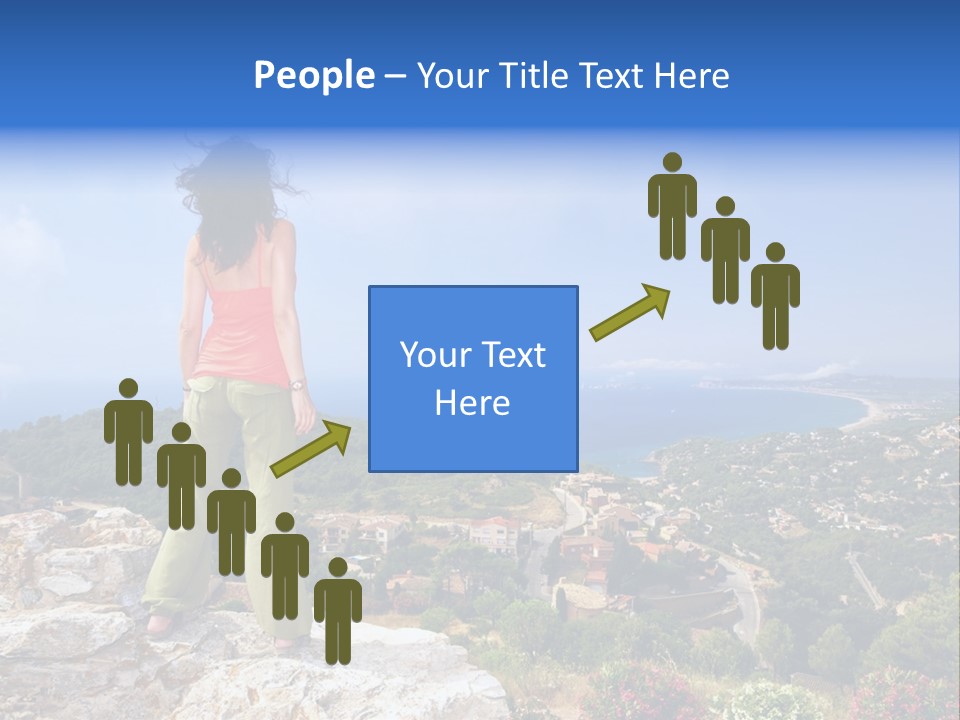 Top Sea Bagur PowerPoint Template