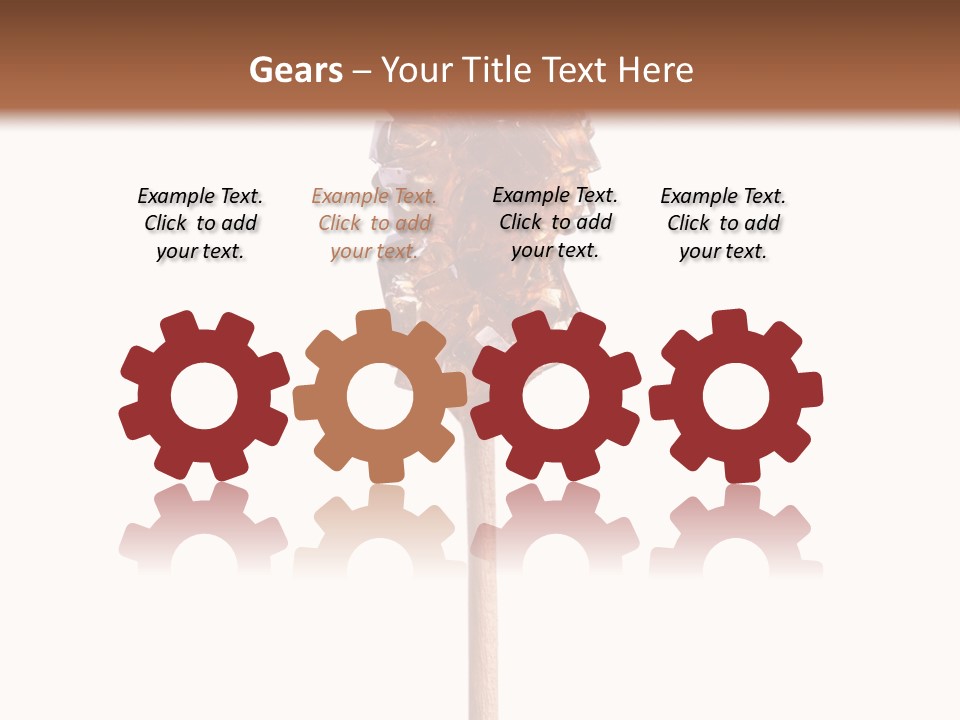 Cooking Eating Wooden PowerPoint Template