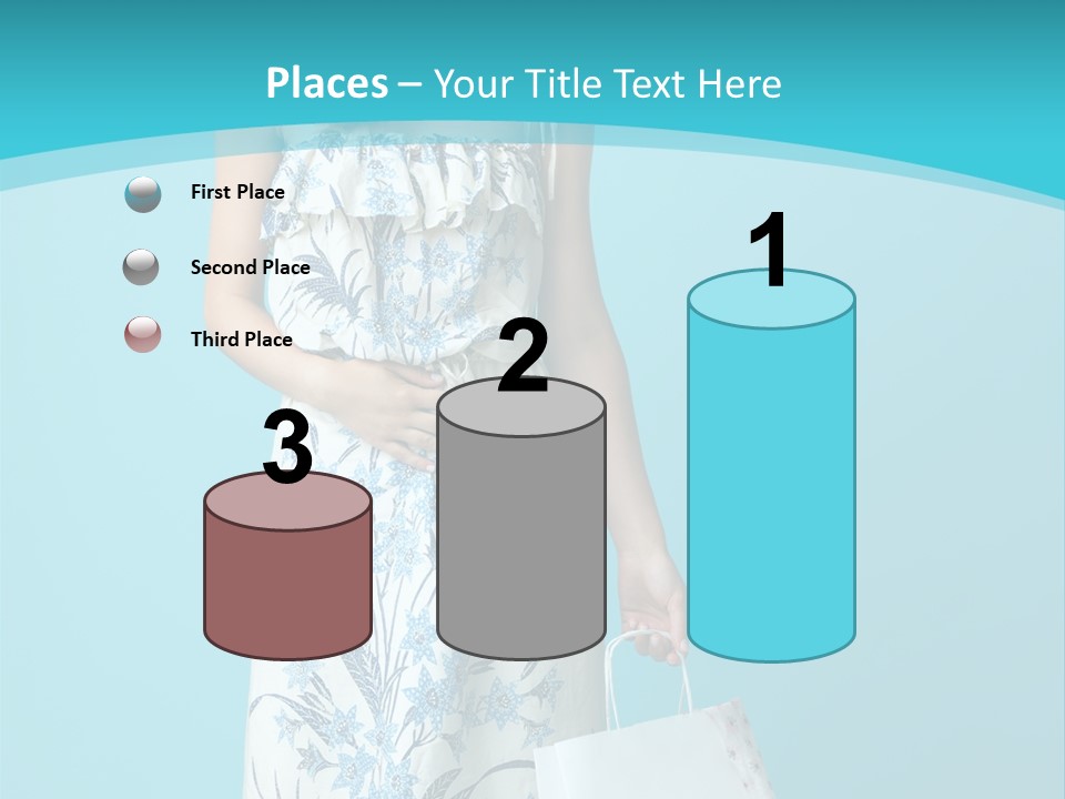 Model Dress Hand PowerPoint Template